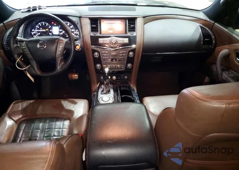 2018 Nissan Armada Platinum z USA, uszkodzony, nr VIN JN8AY2NF9J9332610